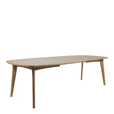 Marte Extendable Dining Table in Oak 180 270 x 102 x 76cm
