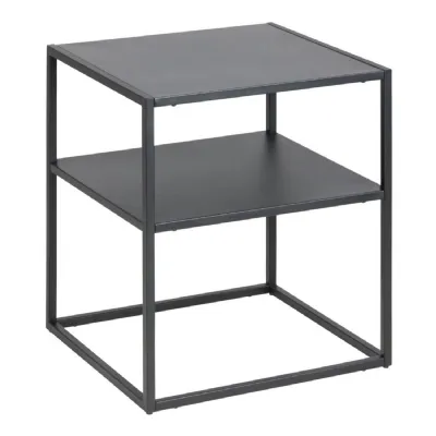 Newton Bedside Table in Black