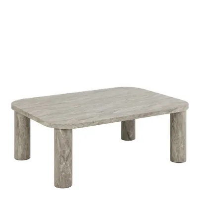 Solano Rectangular Coffee Table in grey 100x75cm