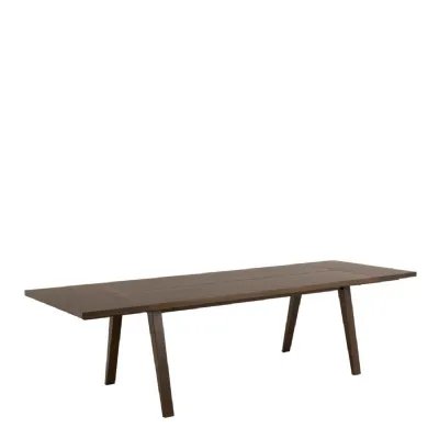 ALine Extendable Dining Table in Smoked Oak 200 286 x 74.6 x 95cm