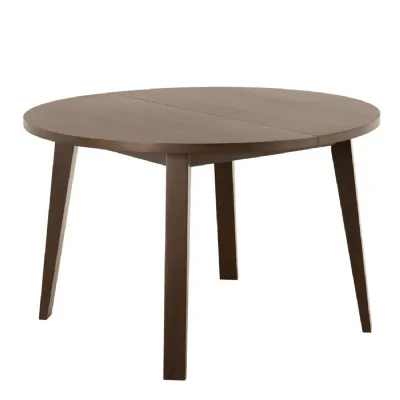 ALine Round Dining Table Smoked Oak 120x75cm