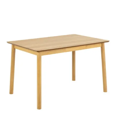 Barlow Rectangular Dining Table in Matt Oak