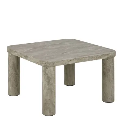 Solano Square Coffee Table in Grey 60x60cm