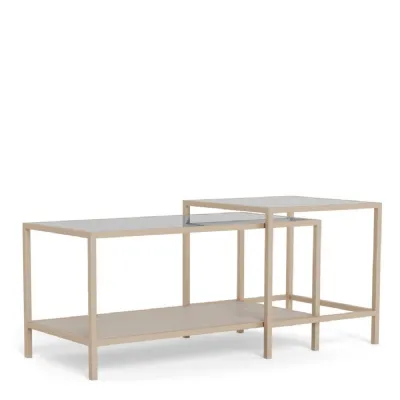 Seaford Coffee Table Set in Grey (Set of 2)