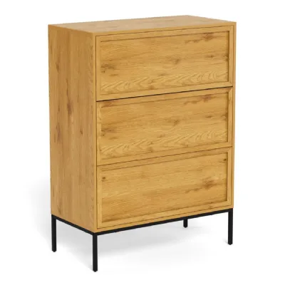 Palmdale 3 Drawer Chest in Wild Oak