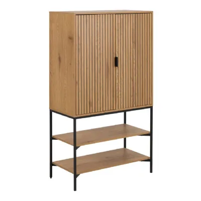 Jaipur Cabinet with 2 Doors in Black