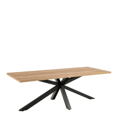 Heaven Dining Table in Oak And Black