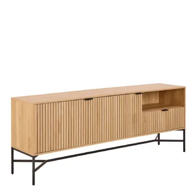 Jaipur Sideboard With 2 Doors and 1 Drawer in Oak