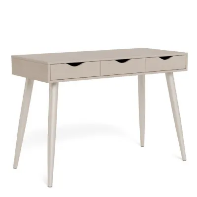 Neptun Office Desk with 3 Drawers in Grey