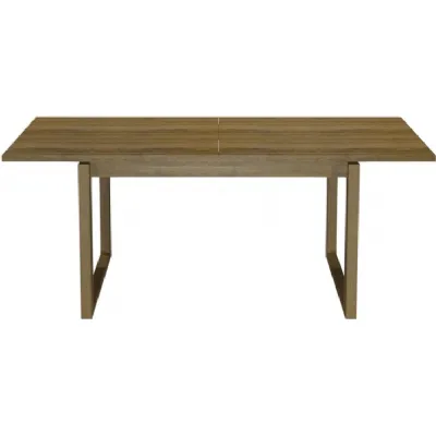 Rustic Oak Extra Large Extending Dining Table 194cm to 244cm