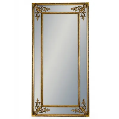 Tall Gold French Mirror without Crest