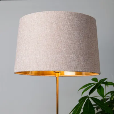 Natural Shade With Gold Lining 40cm