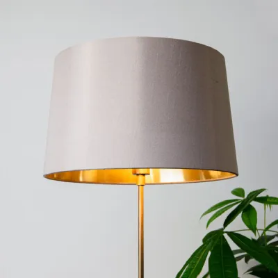 Grey Shade With Gold Lining 40cm