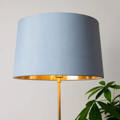Blue Shade With Gold Lining 40cm