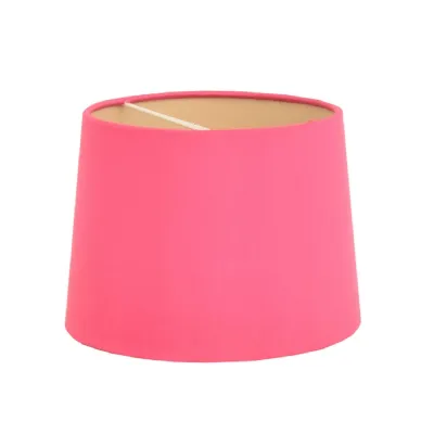 15cm Clip Shade in Faux Silk Pink