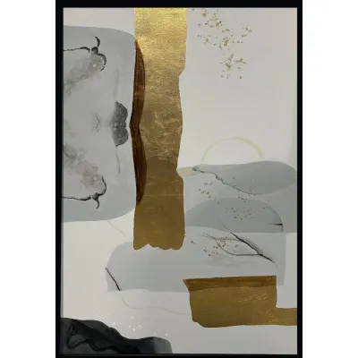 Abstract Framed Oil Painting 1
