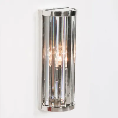 Chrome Deco Wall Light 39cm