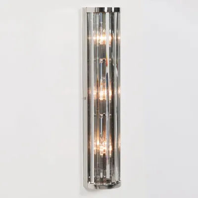 Chrome Deco Wall Light 71cm