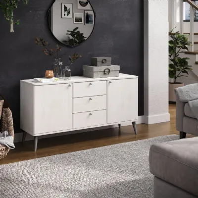 White Pine 2 Door 3 Drawer Large Sideboard
