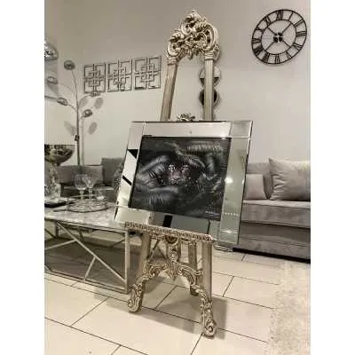 Jungle Tiger Eyes Wall Art Mirror Frame