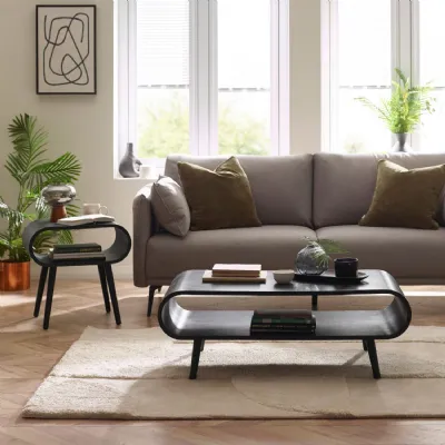 Apollo Black Ash 100cm Rectangular Coffee Table