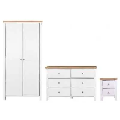 3 Piece Bedroom Set 6 Drawer