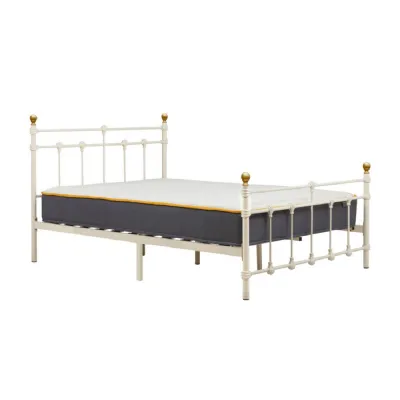 135cm Atlas Bed Cream