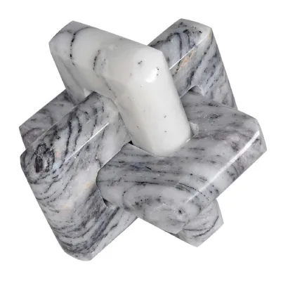 Interlocking Marble Paperweight