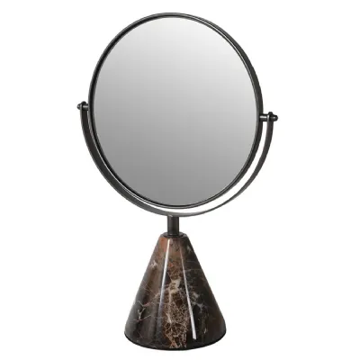 Marble Base Table Mirror