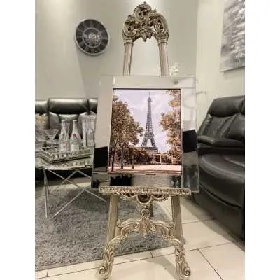Autumn Paris Eiffel Tower Wall Art Mirror Frame