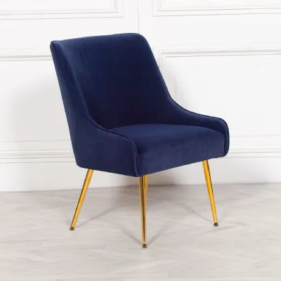 Blue Velvet Chair