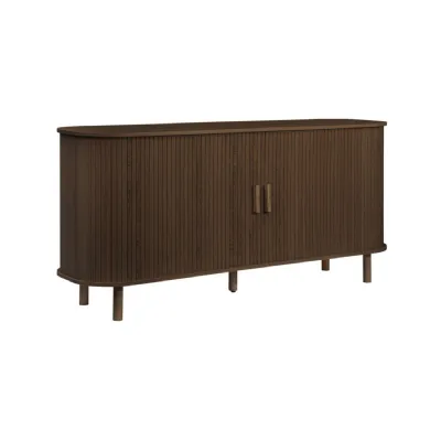 Axel 2 Door Fluted Sideboard Walnut