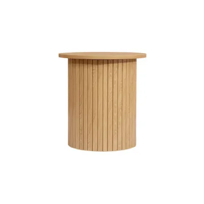 Axel Fluted Side Table Oak