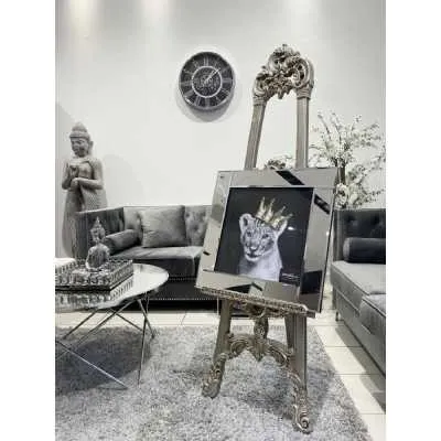 Baby Lion Crown Wall Art Mirror Frame