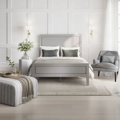 Bay Grey Double Bed