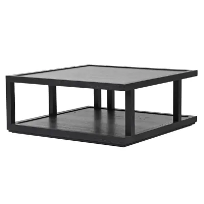 Square Black Coffee Table