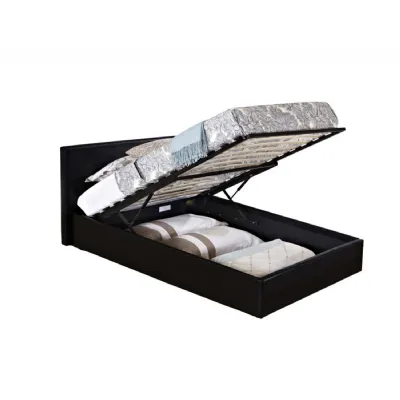 90cm Berlin Ottoman Black