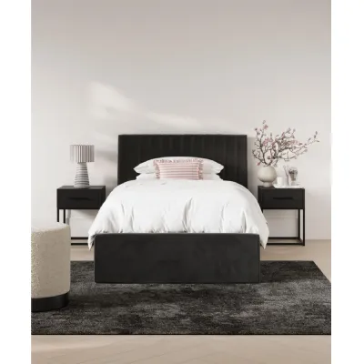 Berlin Black Single Bed