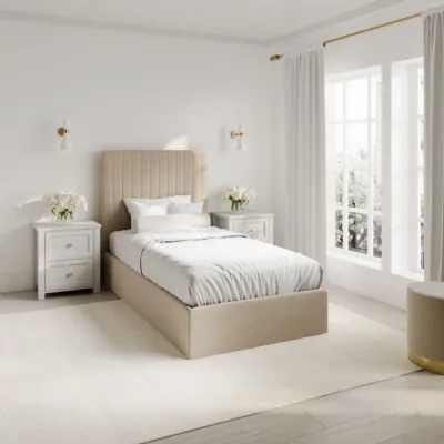 Berlin Beige Tall Single Bed