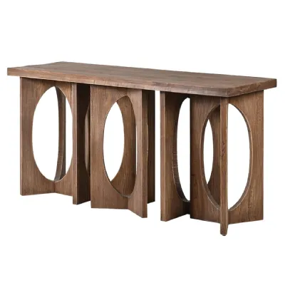 Large Reclaimed Elm Console Table