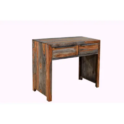 Modern Sheesham Wood 2 Drawer Dressing Table