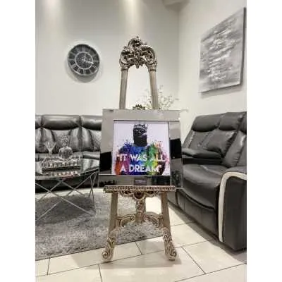 Rap Artist Biggy Multicolor Wall Art Mirror Frame