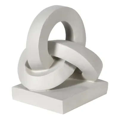 Grey Link On Vase Ornament