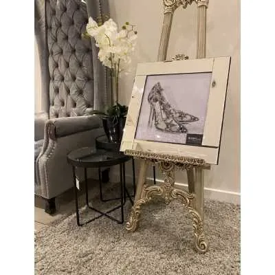 Black Star Heels Wall Art Mirror Frame