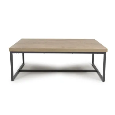 Rustic Oak Wooden Coffee Table with SmarTop Surface