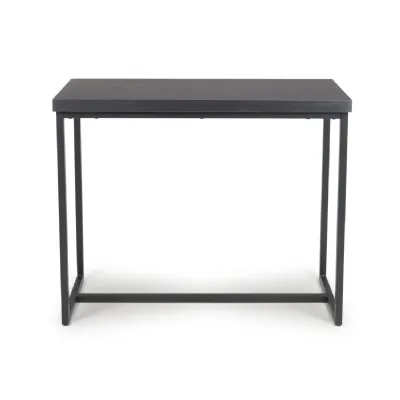 Black Ash Wooden Console Table with SmarTops Surface