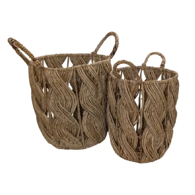 Double Wave Baskets Set of 2