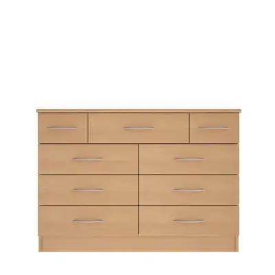 Bamber Contract 9 Drawer Wide Chest