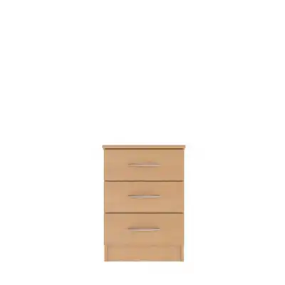 Bamber Contract 3 Drawer Bedside