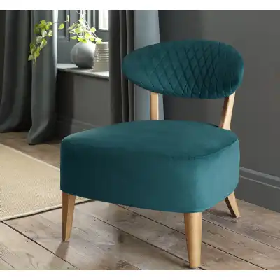 Green Velvet Occasional Chair